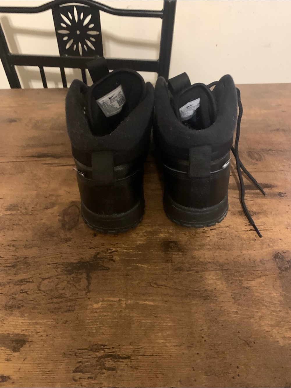 Nike Men's Black High-Top Athletic Sneakers - Picture 3 of 5